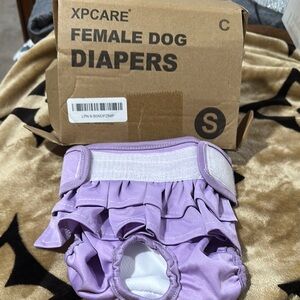 XPCARE Female Dog Diapers in Purple